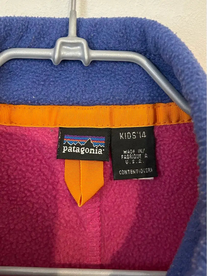 ☆ Raro ☆ NIÑOS14 ☆ Patagonia Patagonia Fleece Mejor EE. UU.