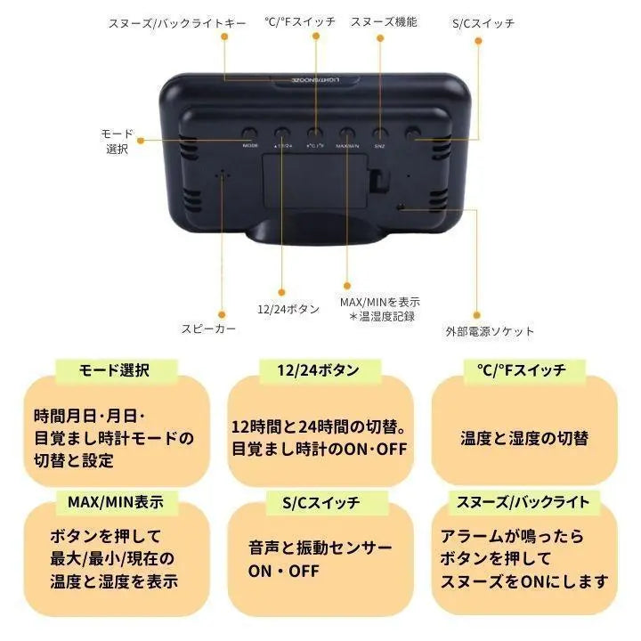 There's a reason! Digital Table Clock Hygrometer Alarm Clock Weather Forecast Calendar