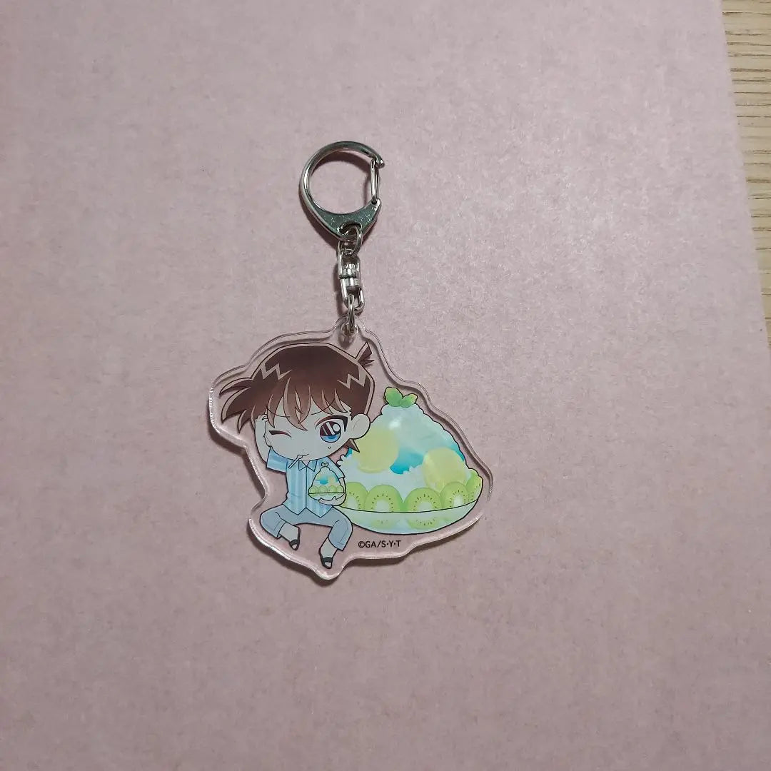 Detective Conan Trading Acrylic Keychain Charapeko Kudo Shinichi