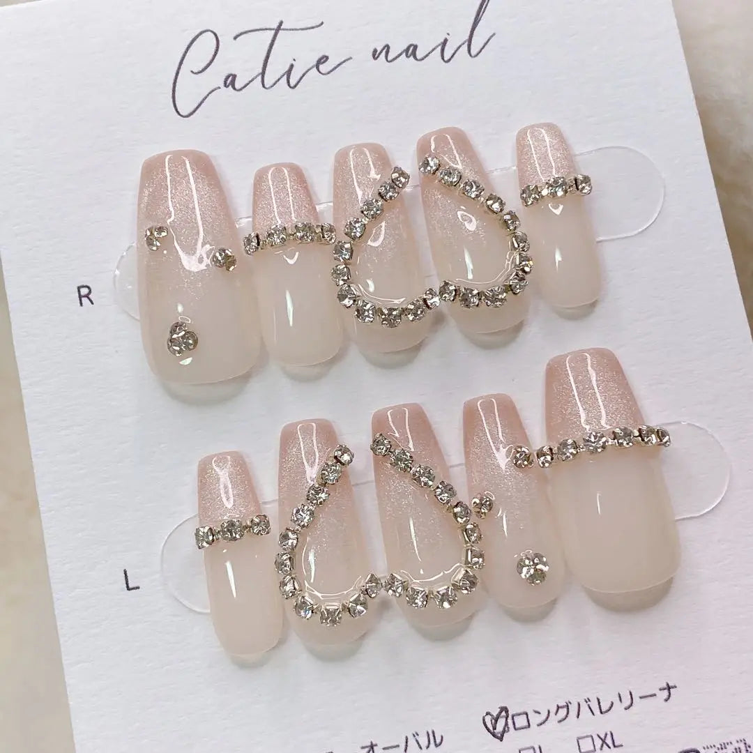 Nail tip, mass-produced French girly, One-Hon, Valentine's Nail, Magnet