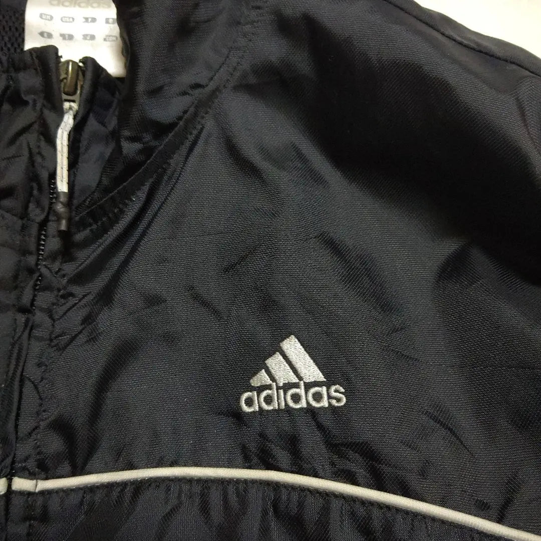 Adidas World Tag Logo Embroidery Extra Thick Arm Jacket Outerwear Black