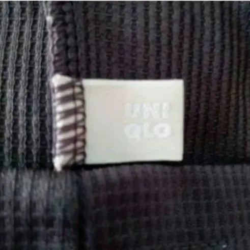 ⏳Ropa deportiva de manga larga con cuello en V para hombre "UNIQLO" [L] Gris cortado y cosido