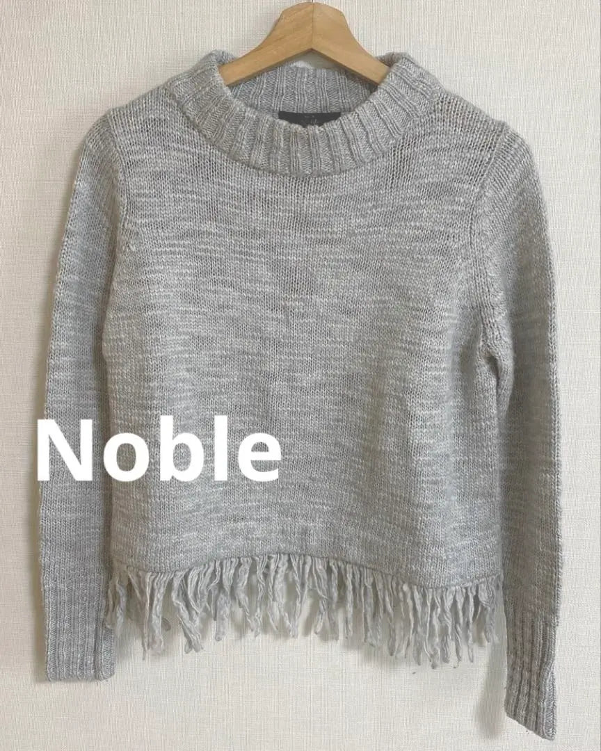 Noble fringe knit pullover