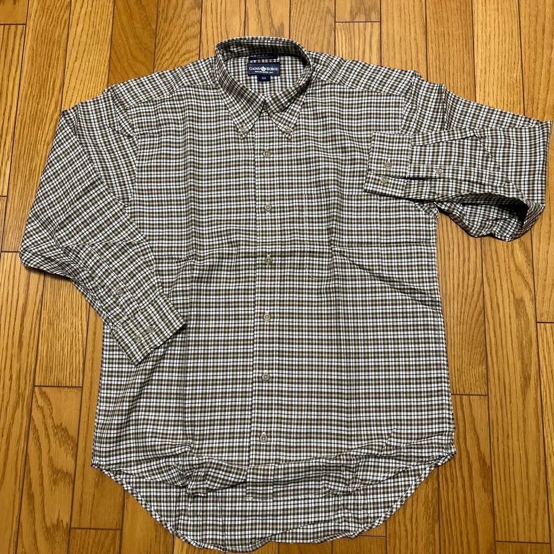 [New and unused] GAINSBOROU Check Shirt, MA Size