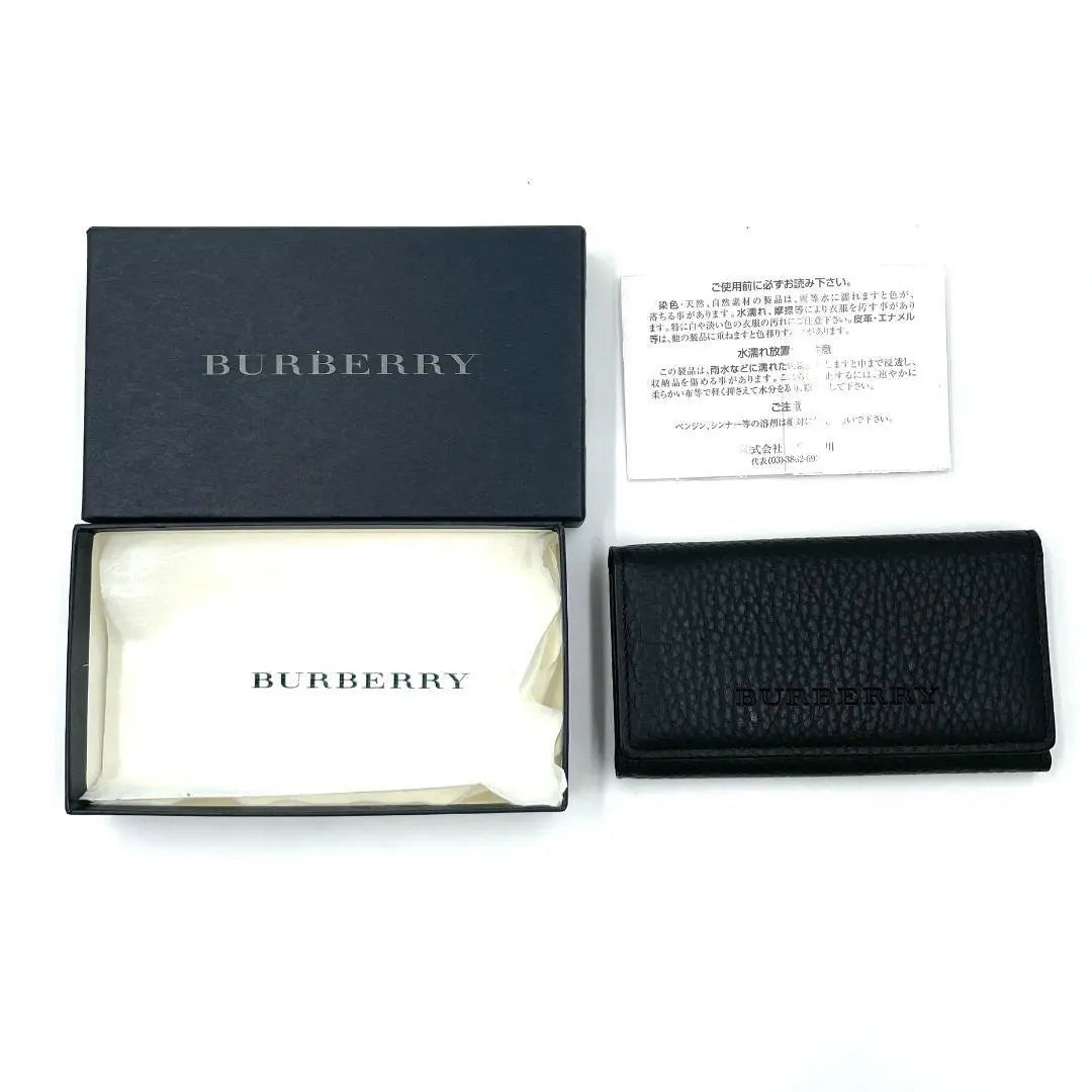 ✨️New grade✨️Burberry Nova Check Women's Men's Key Case Black