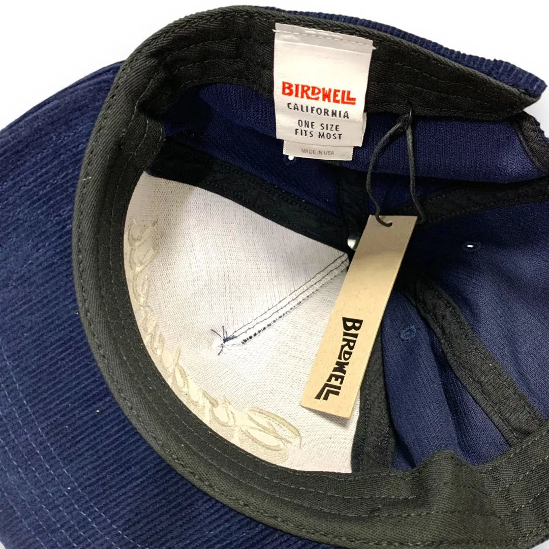 New BIRDWELL CORDUROY BRUSHSTROKE CAP HAT