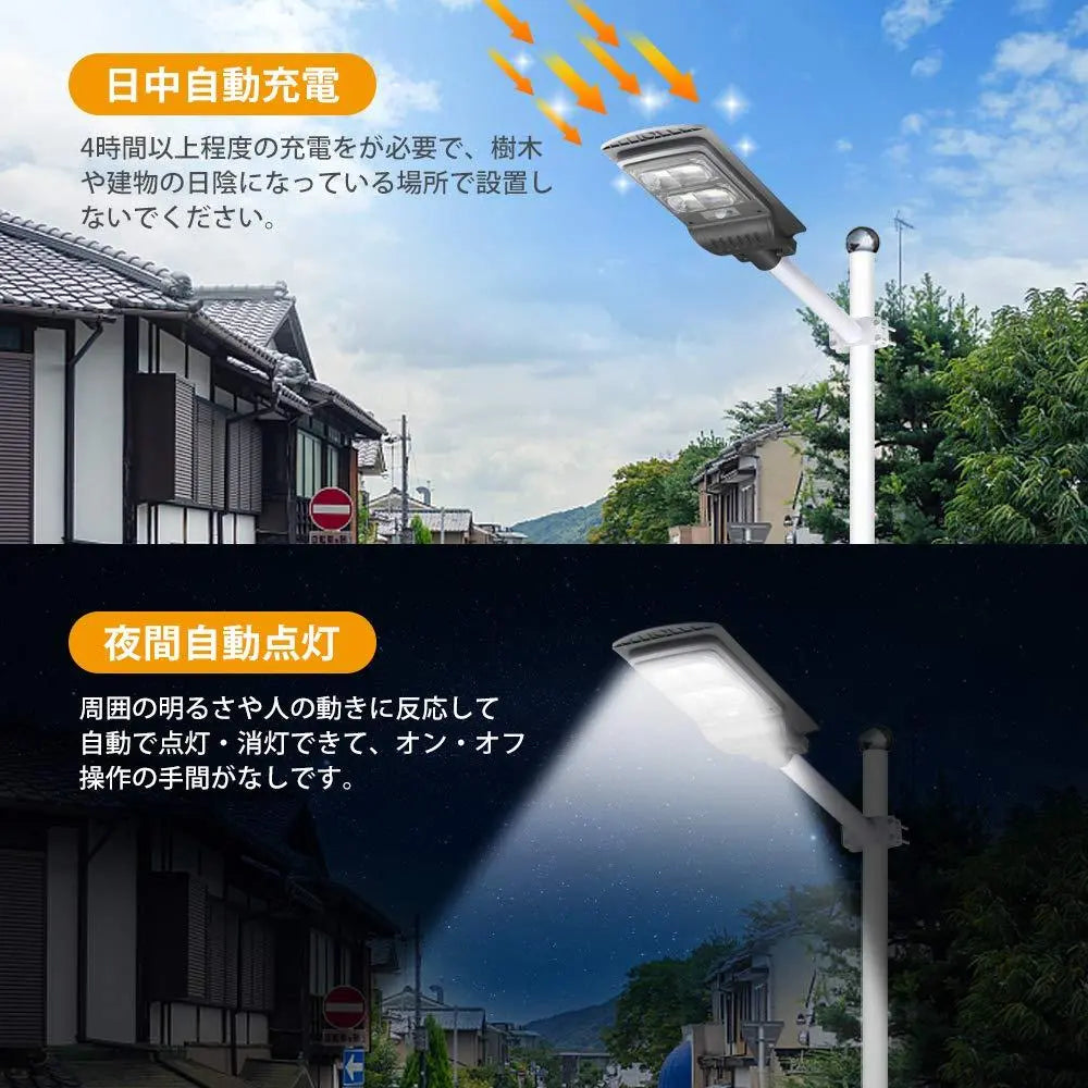 Solar light with controller and night sensor