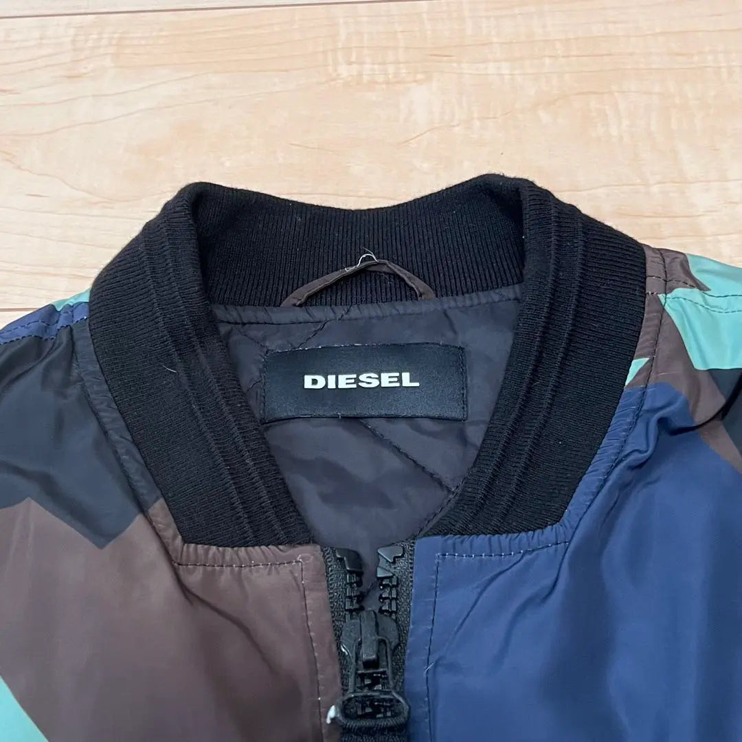 DIESEL Jacket All-over Pattern Flight Jacket L