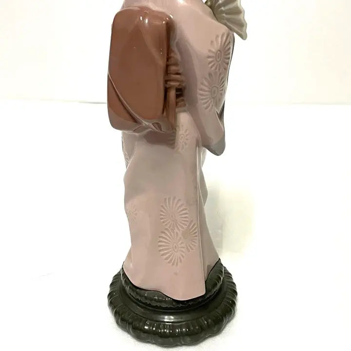 Lladro LLADRO Geisha Abanico Crisantemo Muñeca Japonesa Muñeca Cerámica