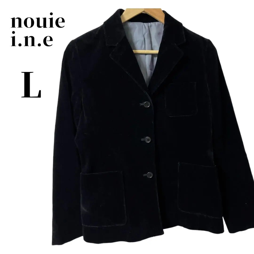 Beauty Nouie I.N.E Tailored Jacket Velor L Formal wedding | 美品 nouie i.n.e テーラードジャケット ベロアL フォーマル 結婚式