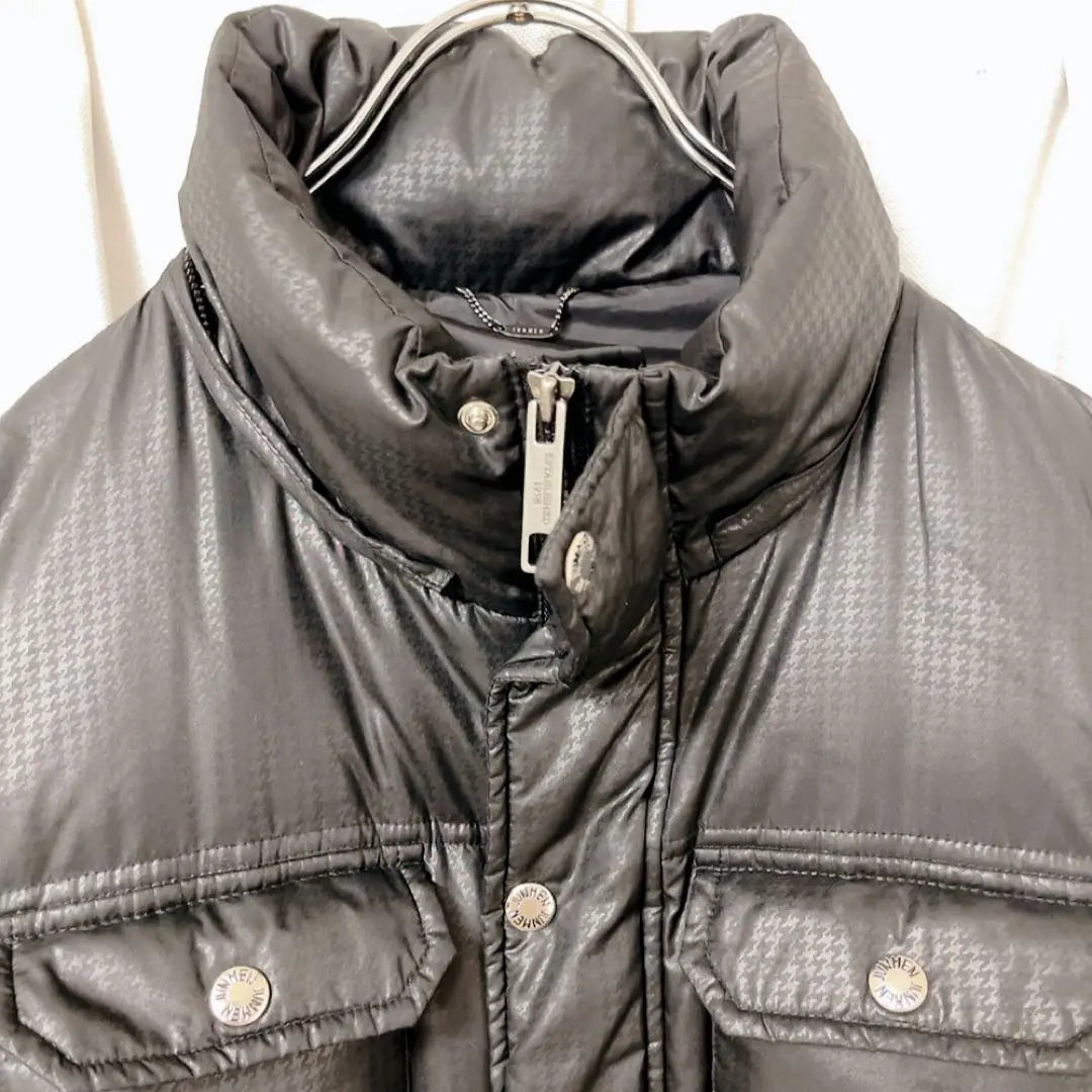 Junmen Black Down Jacket y2k L Outerwear Black Big Brother Style Thick | ジュンメン ブラック ダウンジャケット y2k L アウター 黒 お兄系 肉厚