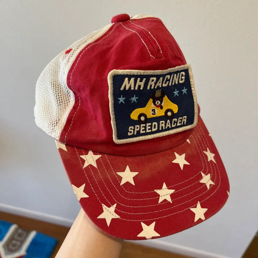 MH RACING SPEEDRACER Cap Red White Miki House