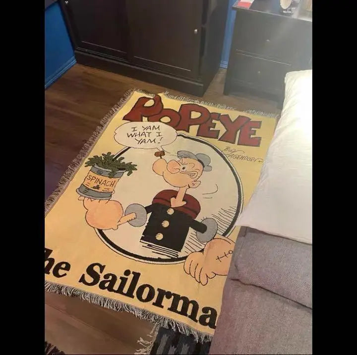 [POPEYE] Alfombra Tapiz Cama Sofá Funda Interior Elegante