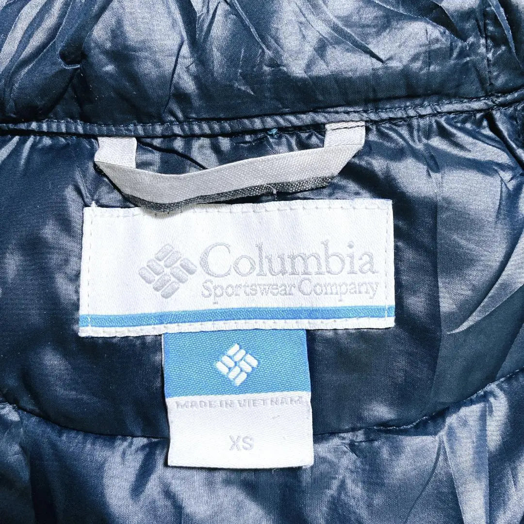 US used clothing Columbia padded hooded jacket thin logo embroidery c39