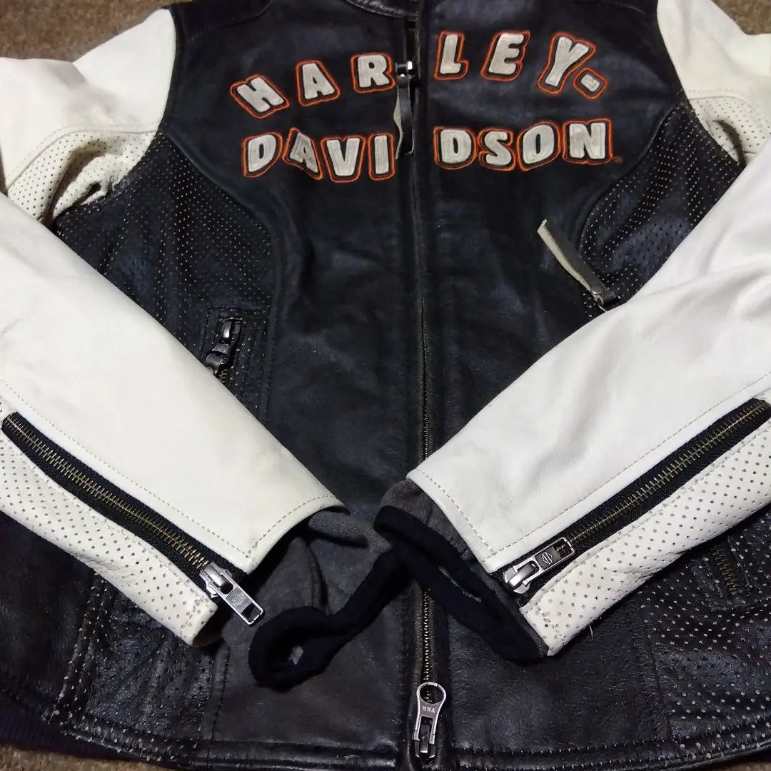 Harley Davidson RALLYRUNNE R 3 Inn 1 Chaqueta de cuero S | ハーレーダビッドソン Rallyrunne r 3イン1レザージャケット S