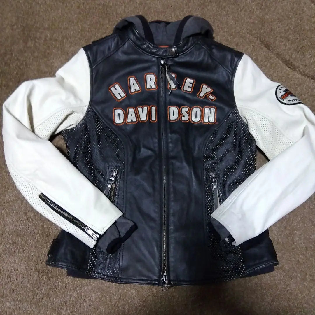 Harley Davidson RALLYRUNNE R 3 Inn 1 Chaqueta de cuero S | ハーレーダビッドソン Rallyrunne r 3イン1レザージャケット S