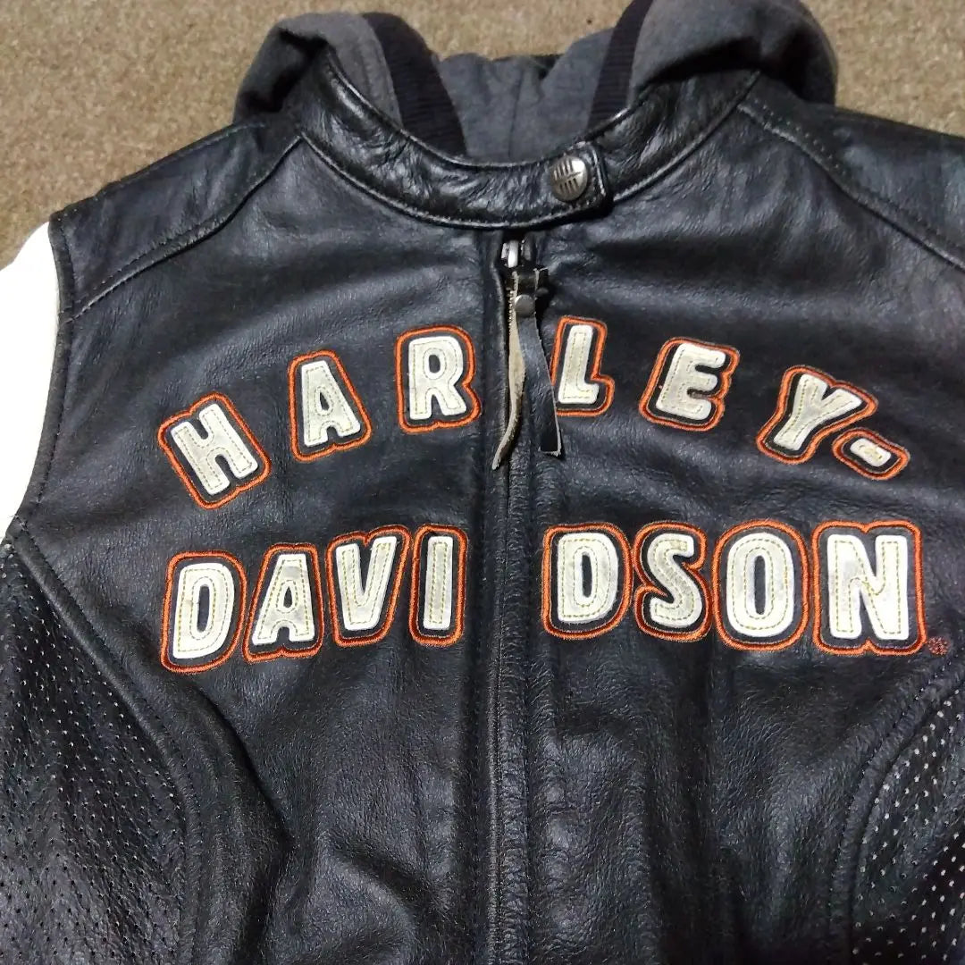 Harley Davidson RALLYRUNNE R 3 Inn 1 Chaqueta de cuero S | ハーレーダビッドソン Rallyrunne r 3イン1レザージャケット S