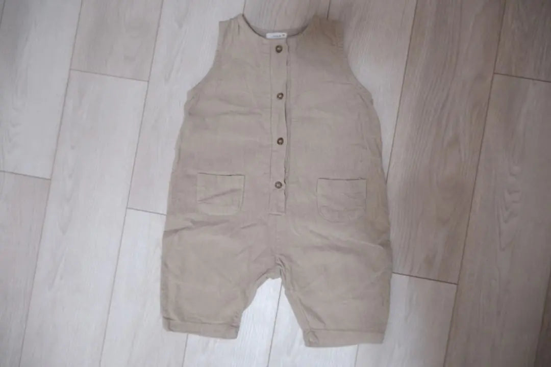 bella:B Beige Romper 12M Corduroy