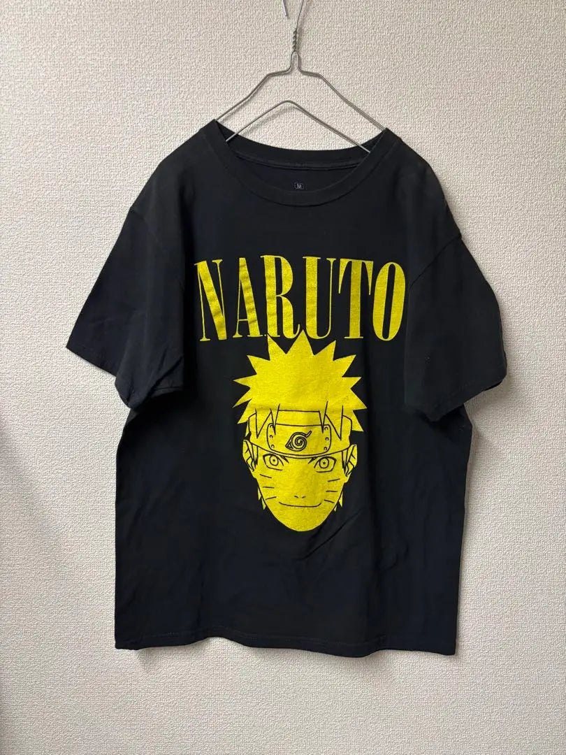 Uzumaki Naruto T-shirt Black Yellow A-109