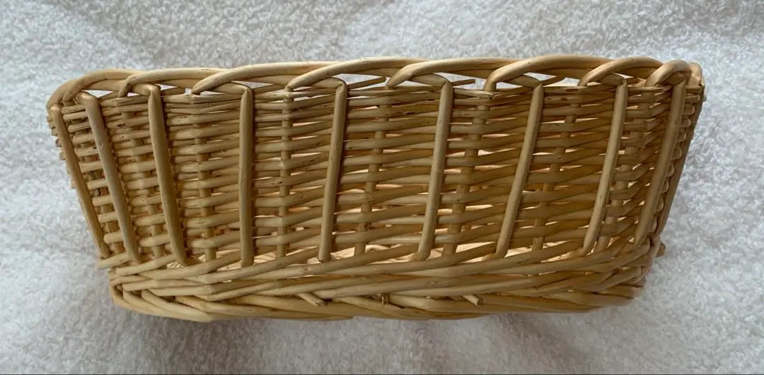 [Unused during price reduction] Retro natural basket basket small accessory case 8-piece set