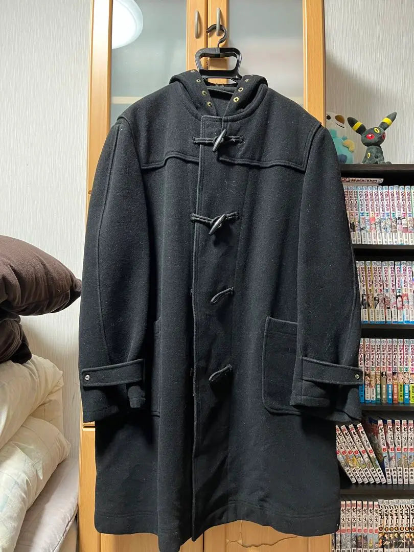 90s USNAVY type long duffle coat wool made in Germany