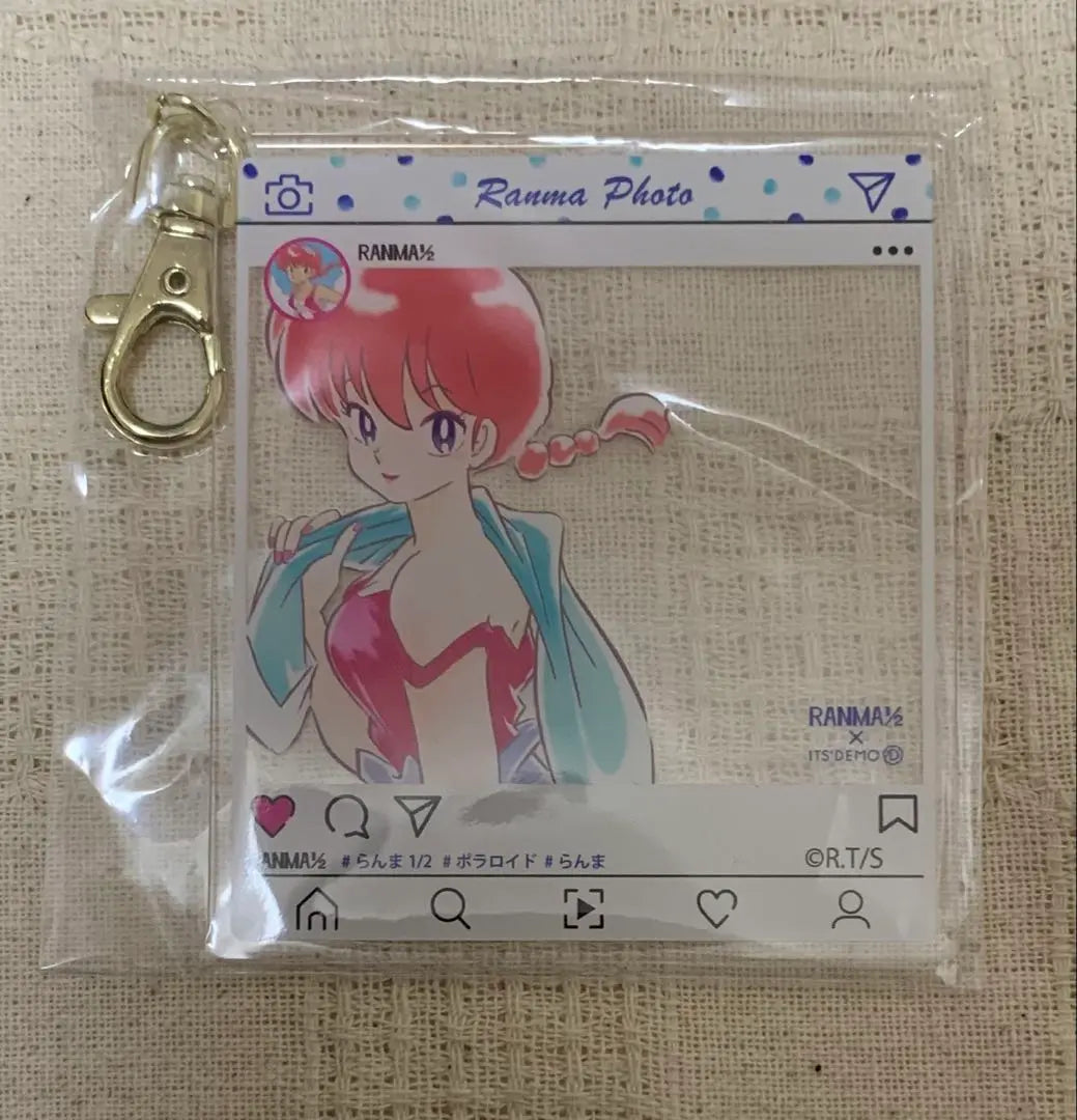 Ranma 1/2 Ranma SNS-style acrylic keychain