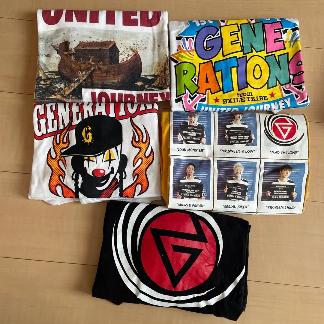 Camiseta GENERACIONES Ventas al por mayor | GENERACIONES Tシャツまとめ売り