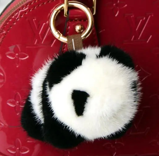 New limited ★ Panda -chan ★ finest mink Far Charm /Keychain fur fur