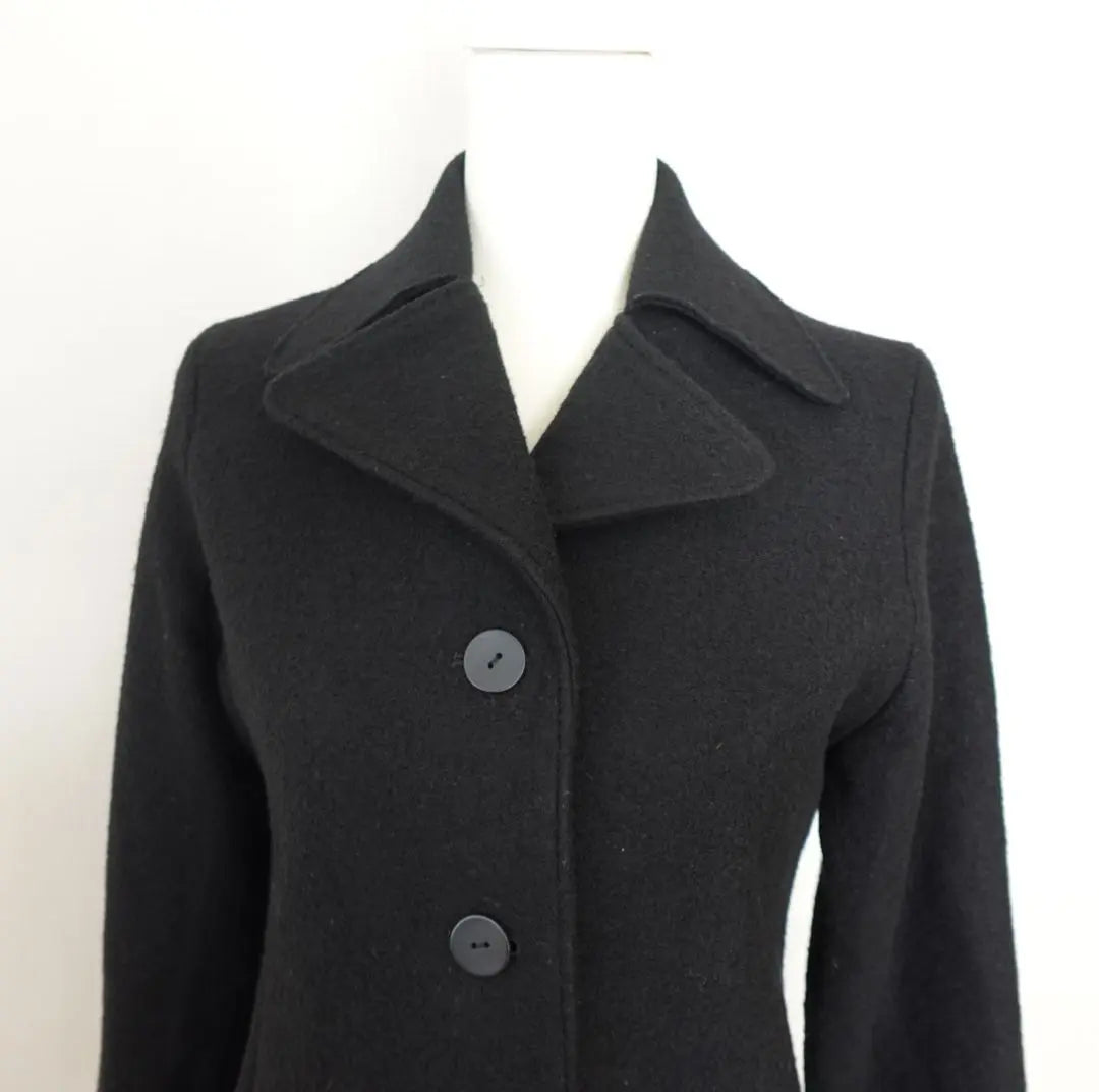 [Kh] Kaash/Peacoat/Wool/Single/Black/Black/38/Lining included