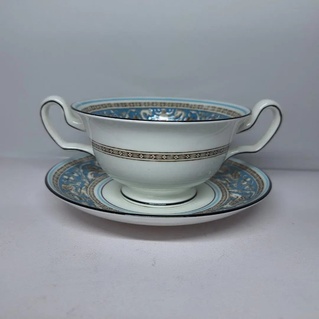 ⭕Wedgwood Florentine Florence Turquoise 7-piece set d513