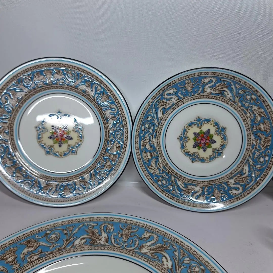 ⭕Juego de 7 piezas florentino florentino florentino en turquesa d513 de Wedgwood