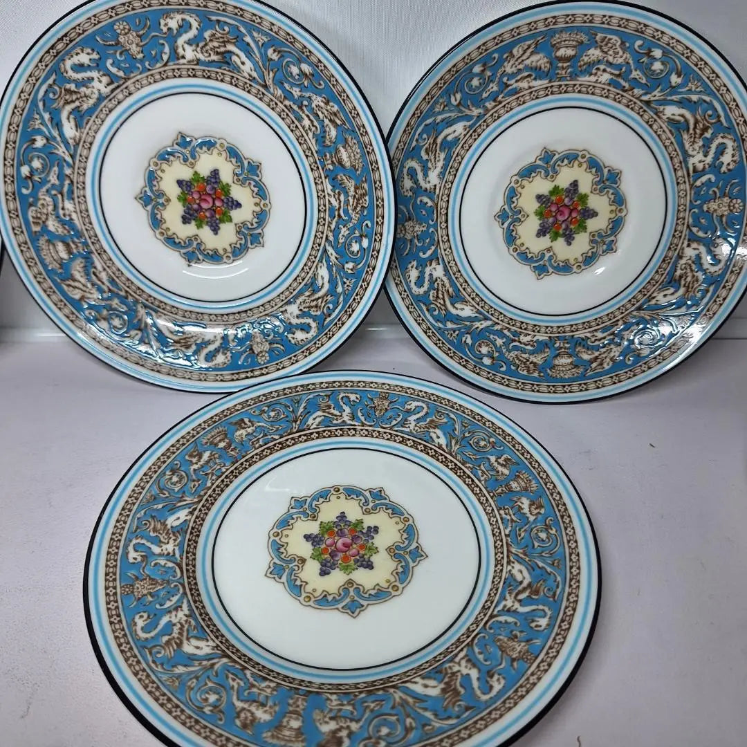 ⭕Juego de 7 piezas florentino florentino florentino en turquesa d513 de Wedgwood