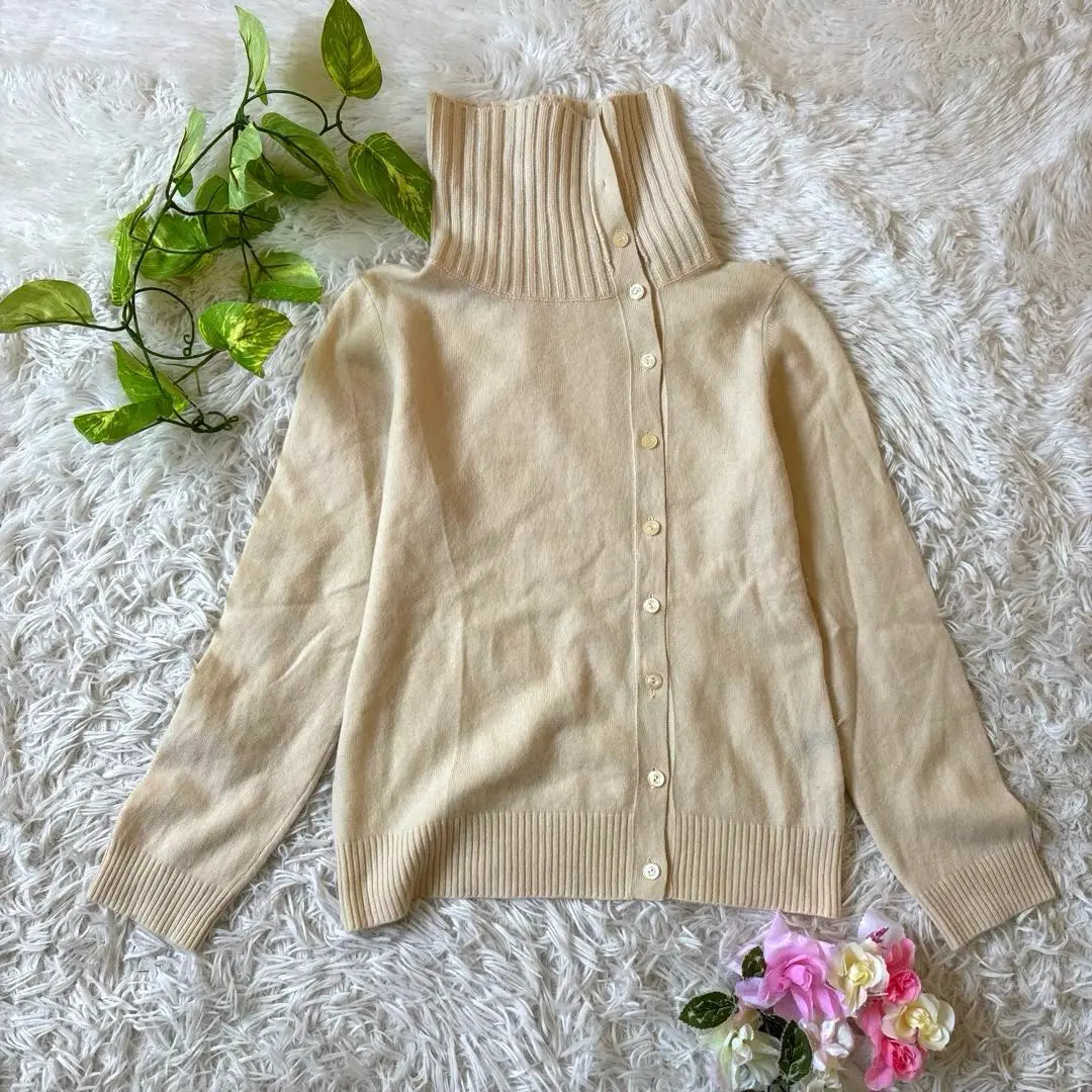 [TRANS WORK] Women's Cardigan (L) Cashmere Sanyo Shokai