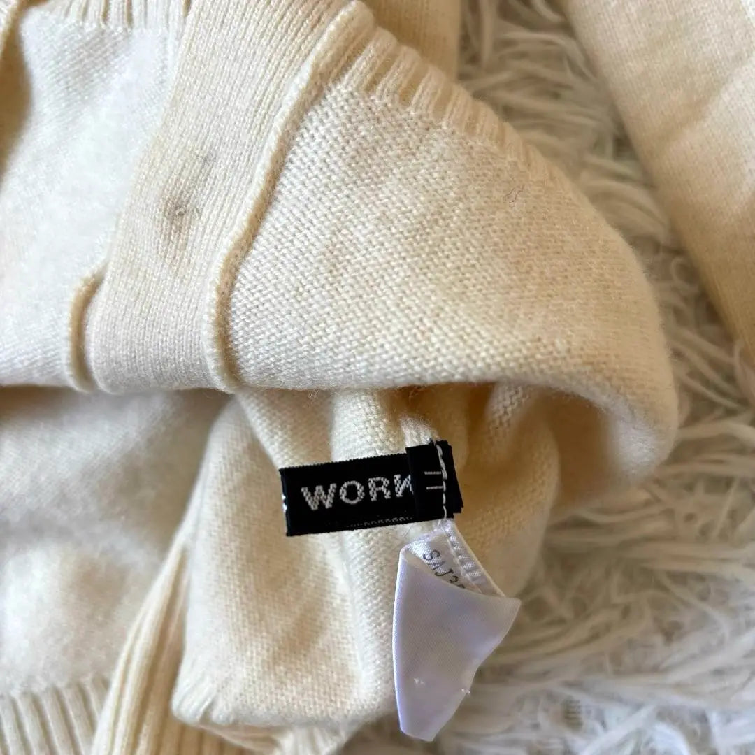 [TRANS WORK] Women's Cardigan (L) Cashmere Sanyo Shokai