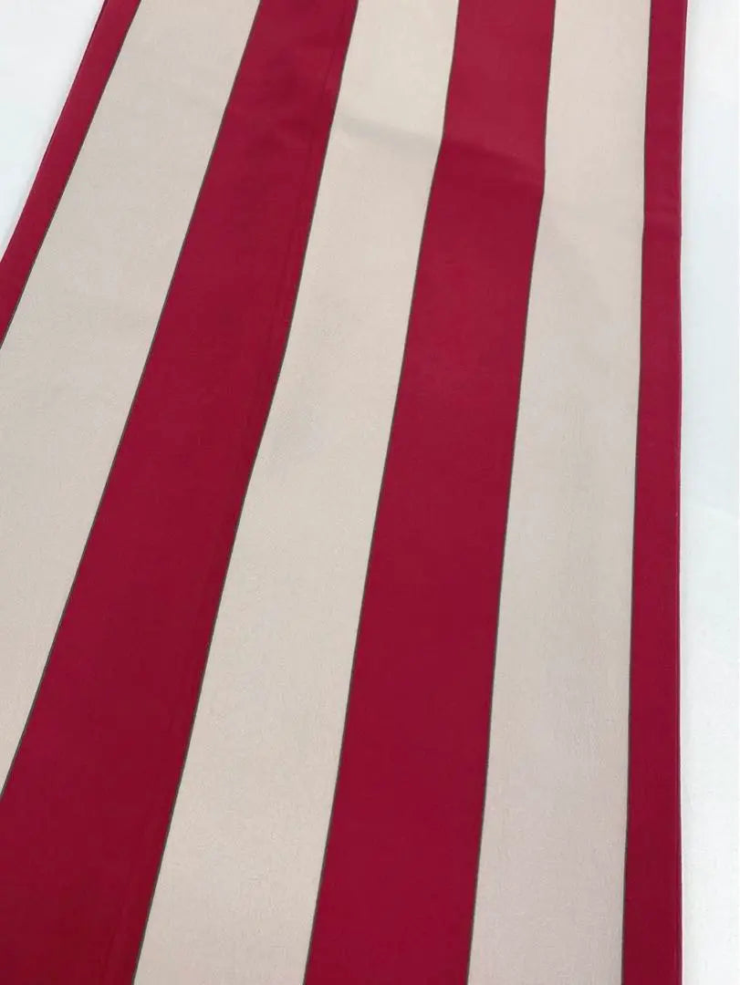 Polyester furisode, striped pattern, modern, length 166cm