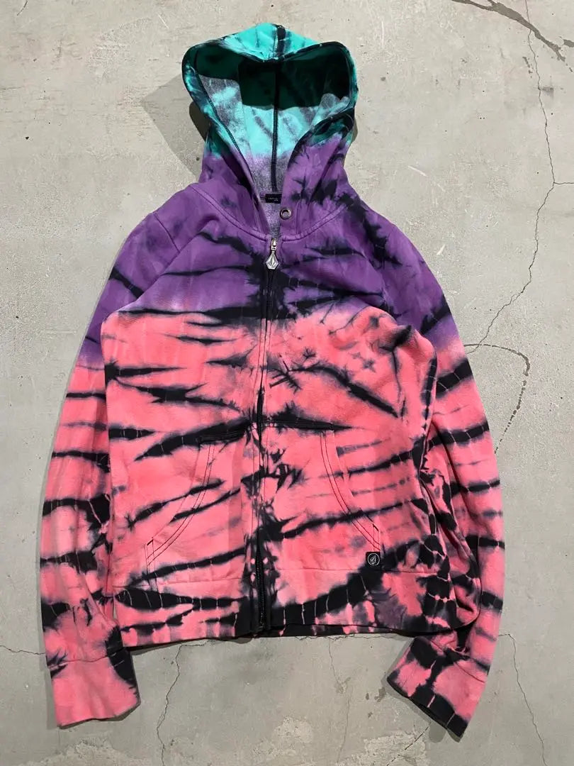 VOLCOM Tie-dye Hoodie Women's S Tie-dye