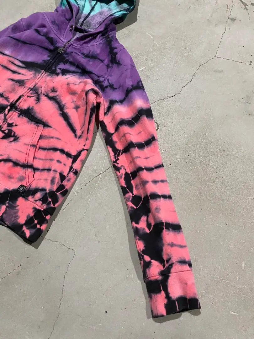 VOLCOM Tie-dye Hoodie Women's S Tie-dye