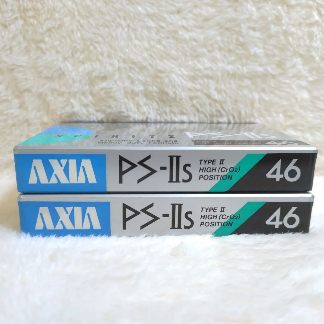 [Rare/Unused] AXIA PS-IIs 46 minutes TYPE II High position 2 pieces