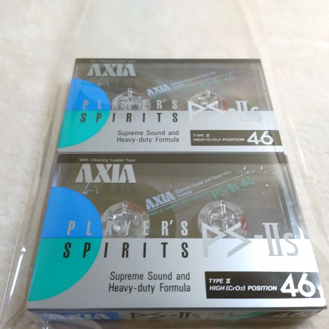 [Rare/Unused] AXIA PS-IIs 46 minutes TYPE II High position 2 pieces