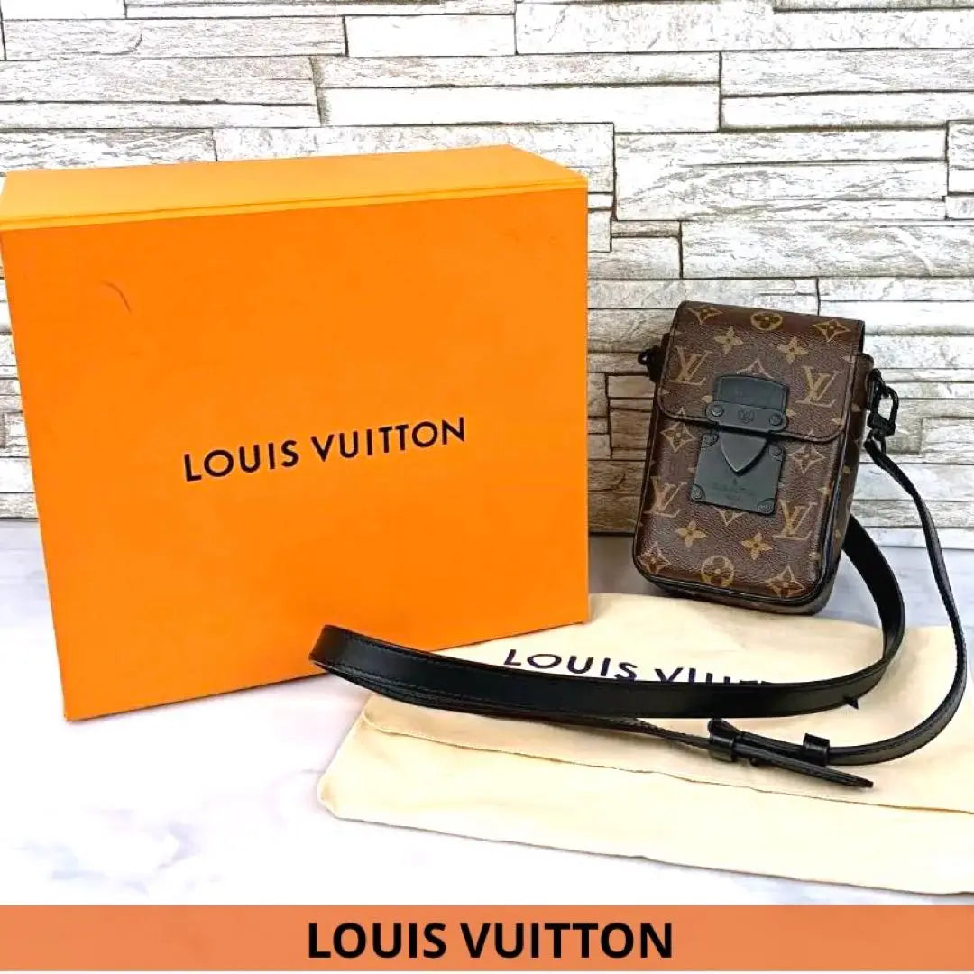 [Excelente estado] Cartera vertical portátil Louis Vuitton LV