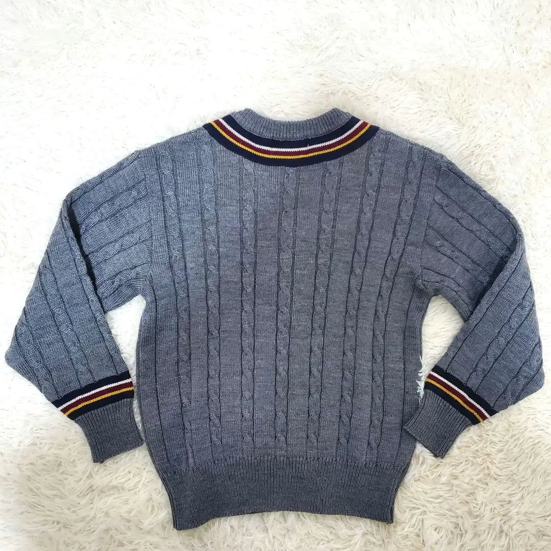 [Good condition] J.PRESS V-neck knit 150 Graduation ceremony Entrance ceremony