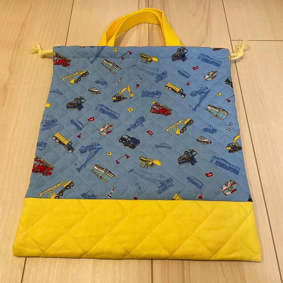 Bolsa de clases Bolsa de tijeras Ropa de gimnasia (bolsas de cambio) Ambulancia de 3 puntos Coche de policía Camión de bomberos | レッスンバッグ 上履き袋 体操着袋(お着替え袋)３点 救急車 パトカー 消防車