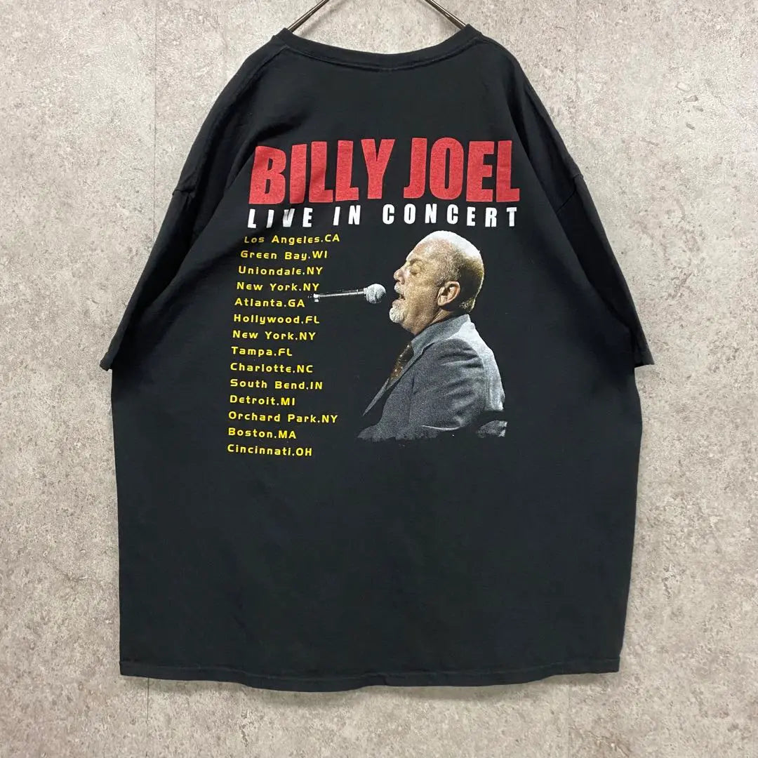 Rare [Used Clothing] Billy Joel Band T-shirt Double-sided Print Men's 2XL