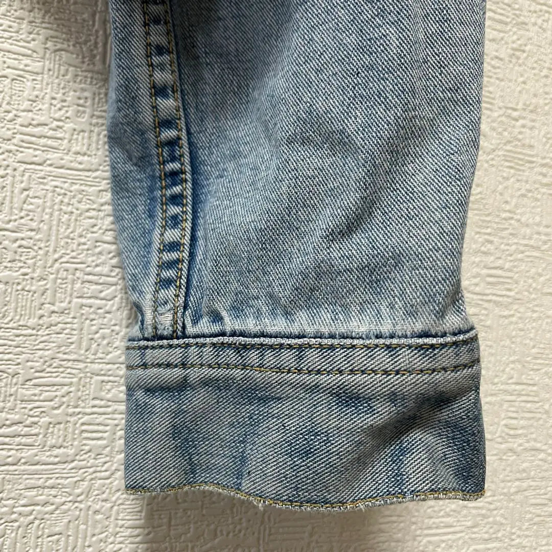 Dekeen Eewai Denim Jacket Jeans Vintage Damage Anti -Clothing M