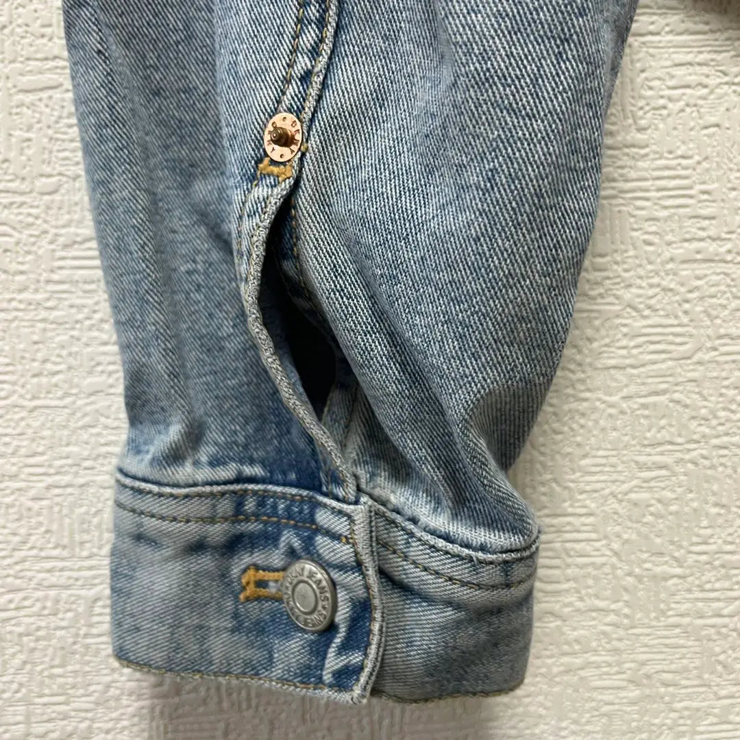 Dekeen Eewai Denim Jacket Jeans Vintage Damage Anti -Clothing M