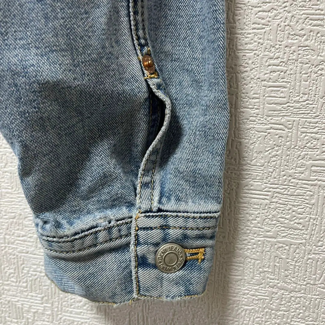 Dekeen Eewai Denim Jacket Jeans Vintage Damage Anti -Clothing M