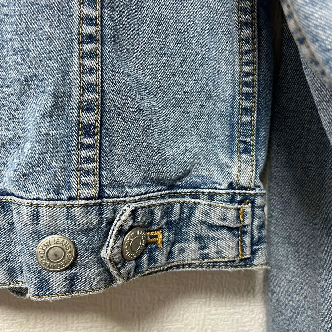 Dekeen Eewai Denim Jacket Jeans Vintage Damage Anti -Clothing M