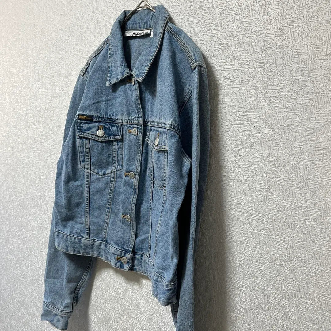 Dekeen Eewai Denim Jacket Jeans Vintage Damage Anti -Clothing M