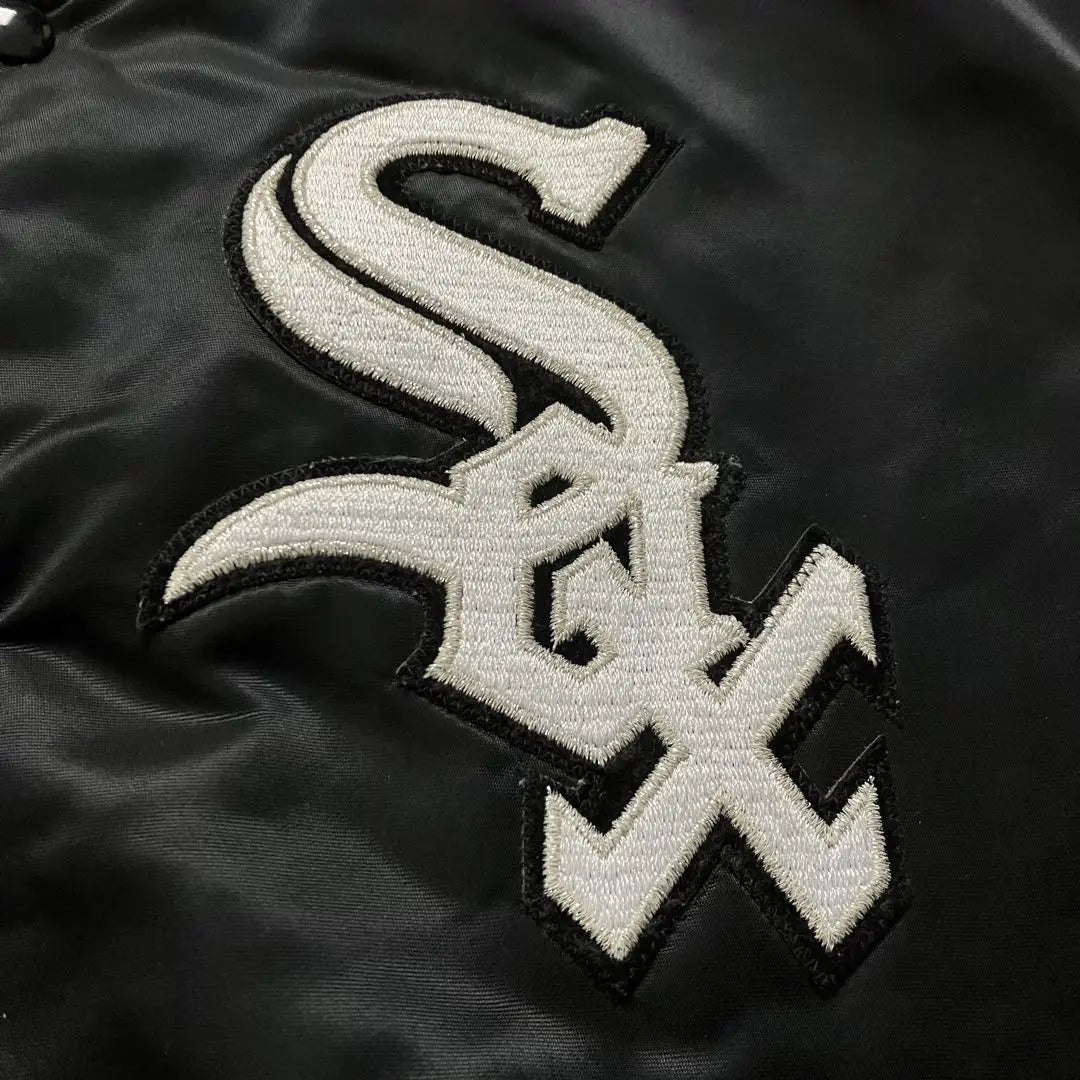 {90s US made popular first come first served in good condition L} mlb white sox starter star jacket