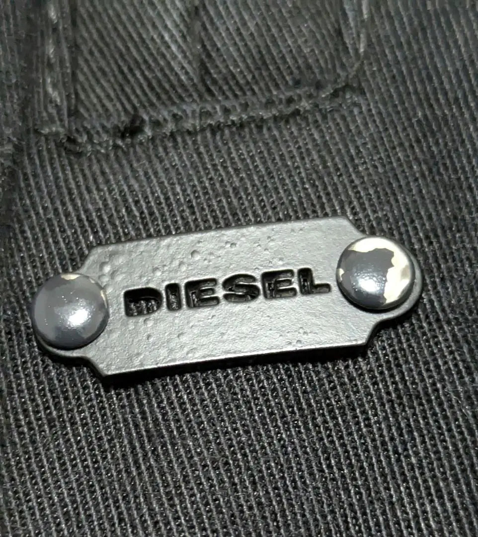 [Rare] Diesel oversized denim trench coat 3L black